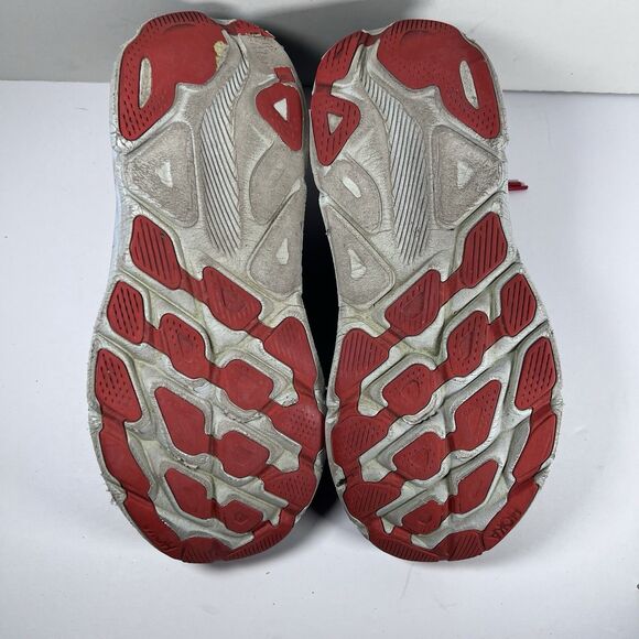 Hoka Clifton 9 Lace Up Athletic Running Shoes Sneakers Men's Size 9 NO INSOLES - Picture 6 of 8